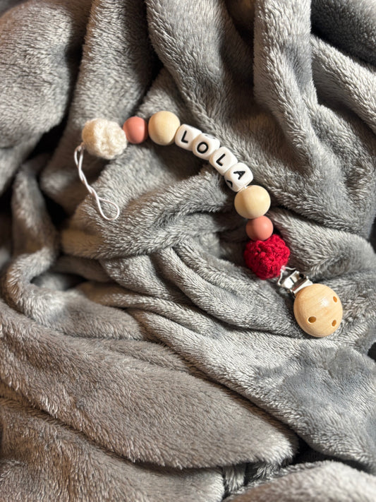 Attache Tétine personnalisée - Modèle simple